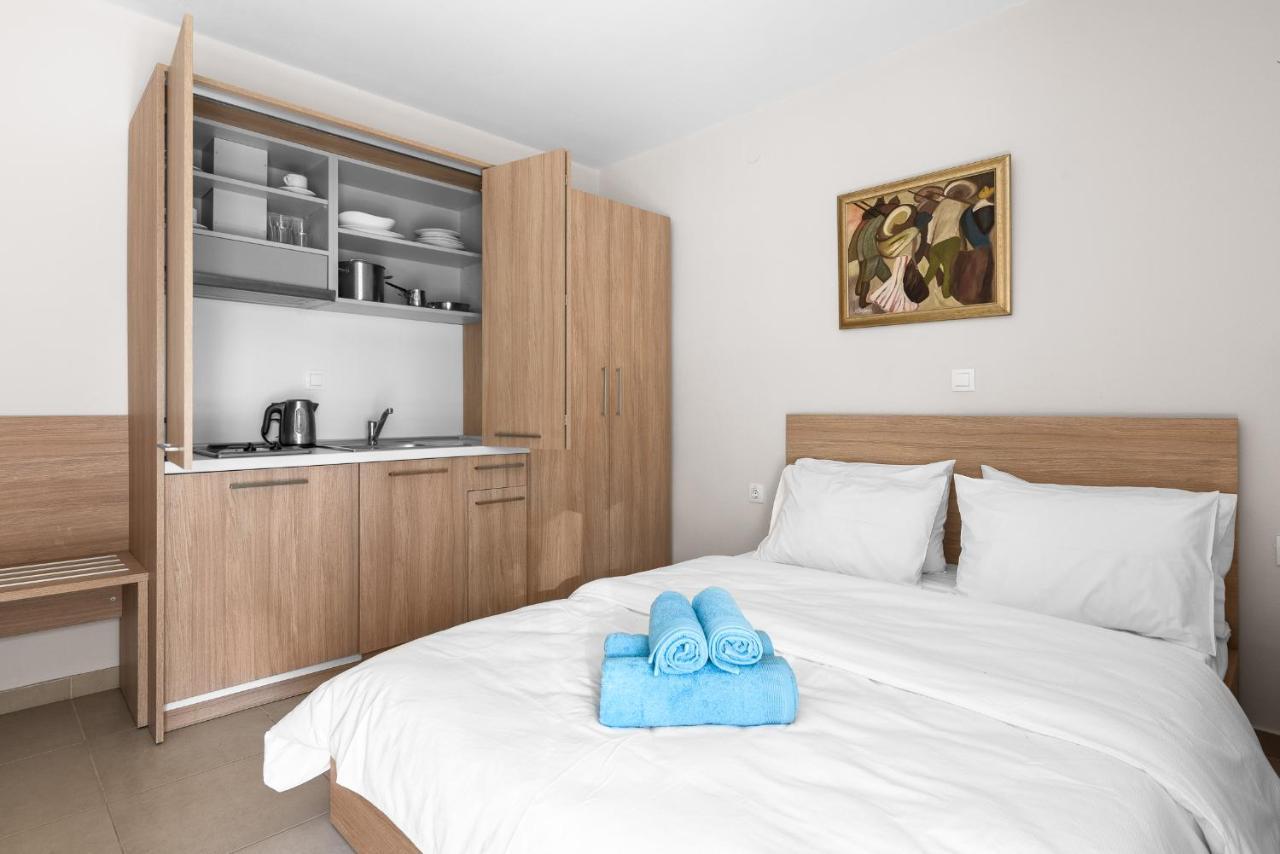 Apartmán Blue Flag, Nilie Hospitality Mgmt Olympiakí Aktí Exteriér fotografie