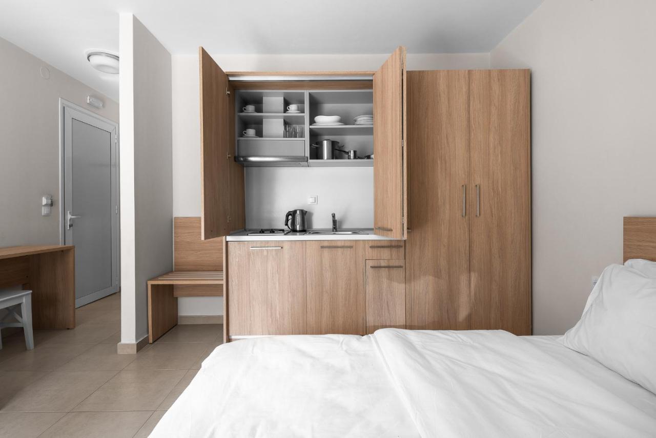 Apartmán Blue Flag, Nilie Hospitality Mgmt Olympiakí Aktí Exteriér fotografie